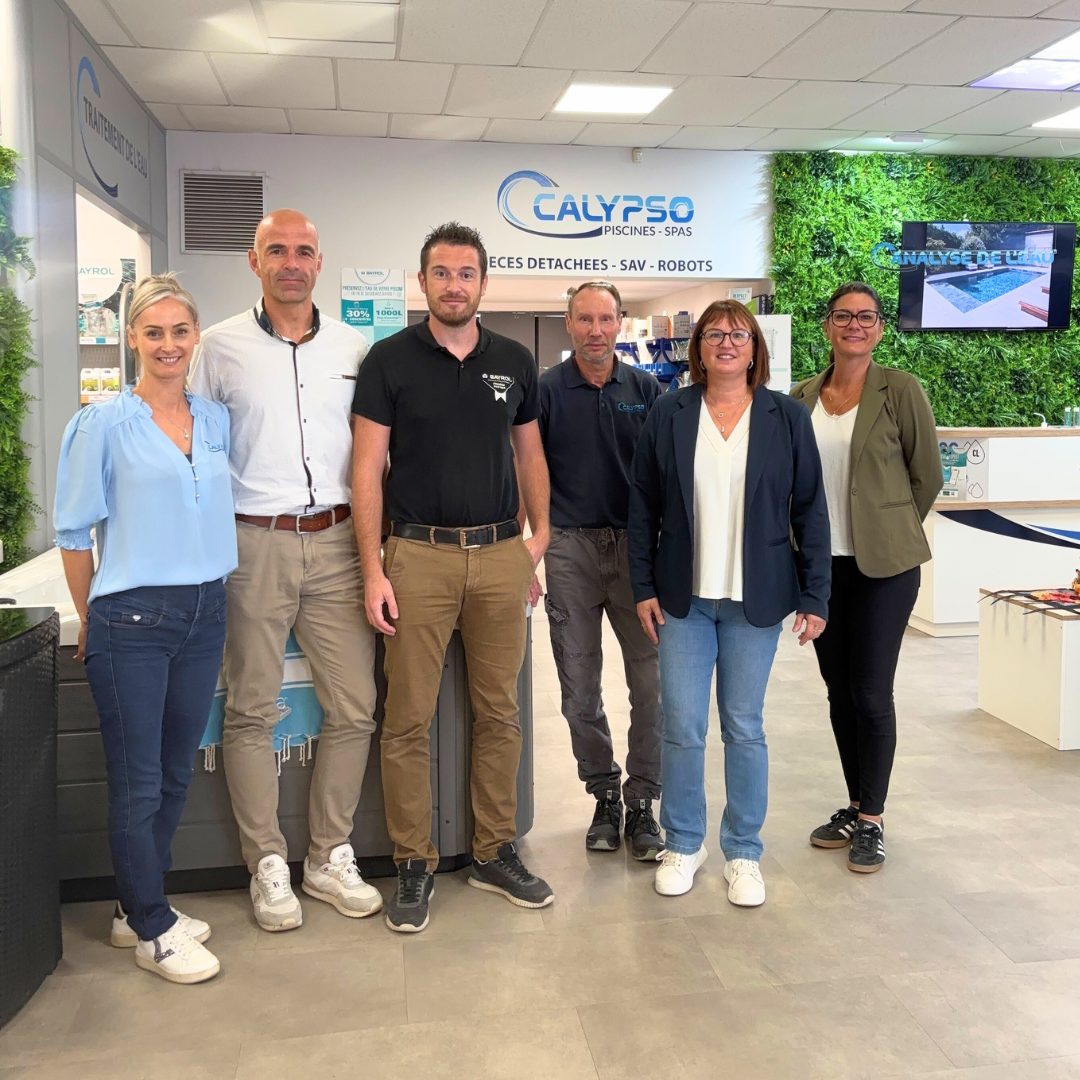 équipe Calypso Piscines Romans sur Isère
